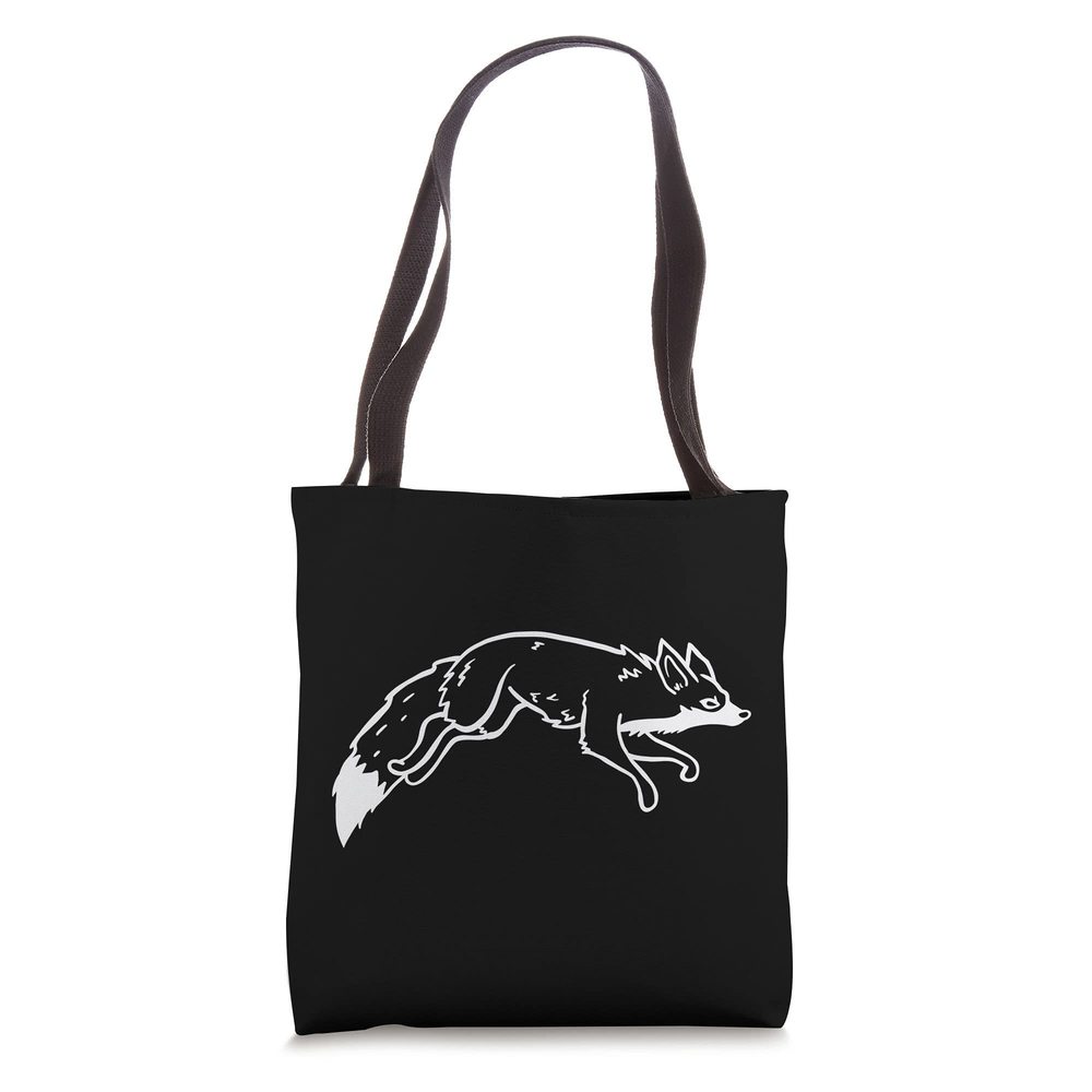 Fox Doodle Drawing / Cool & Cute Fox Desn A Fox Lover Tote Bag :<